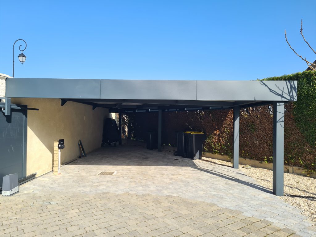 Aménagement paysager - Carport - Pavés